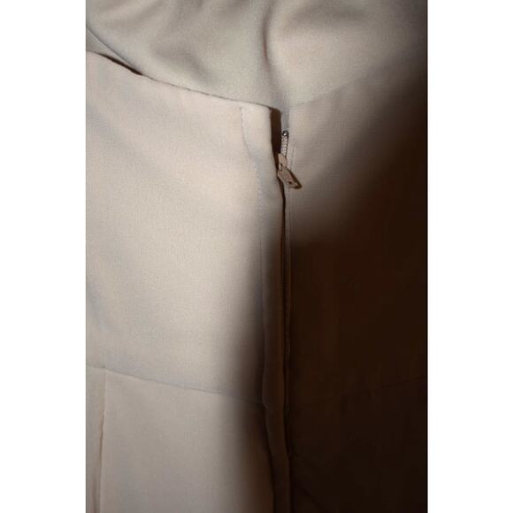 Morilee Champagne Sheath Strapless Bridesmaid Dress Size 8 - Picture 5 of 7